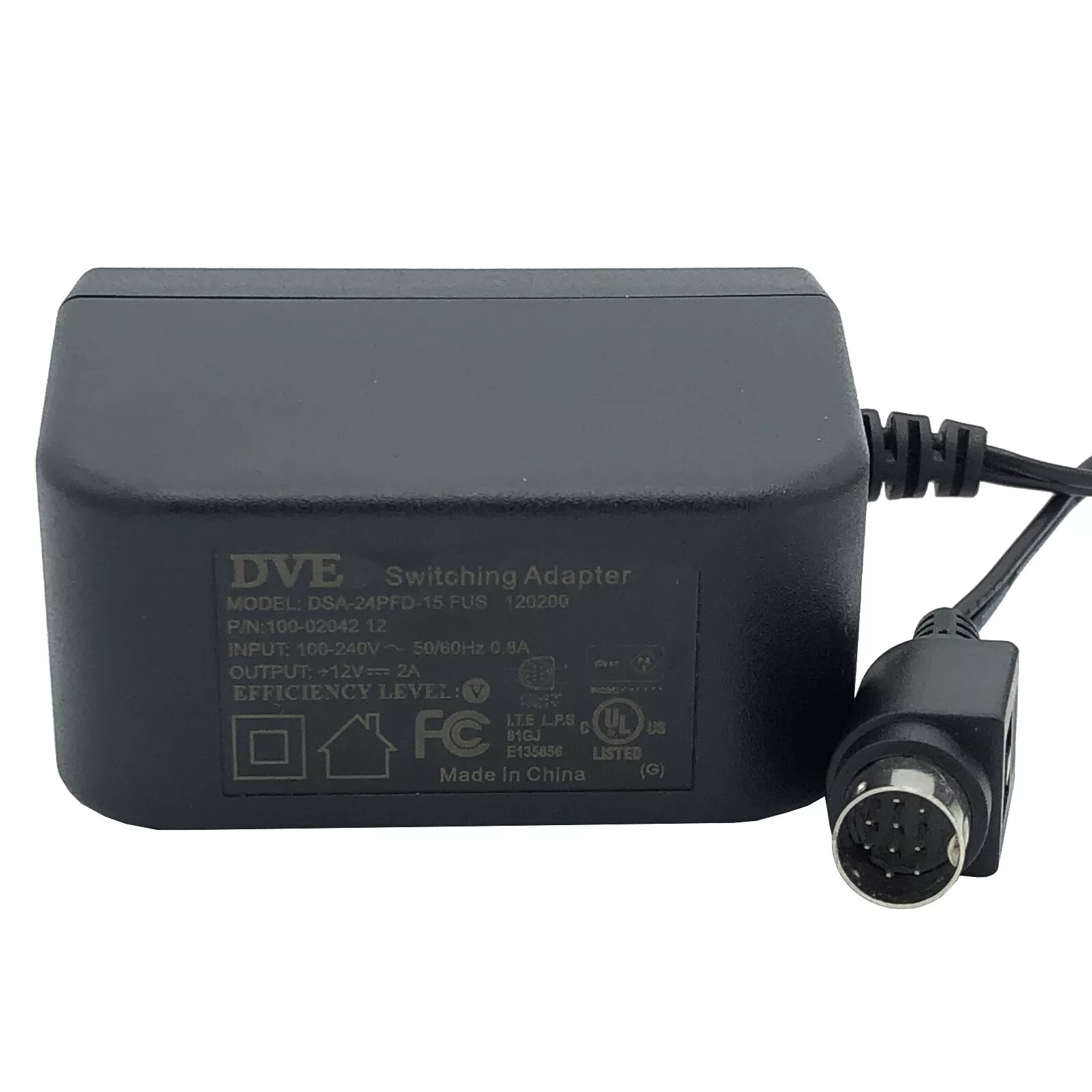 *Brand NEW*Genuine DVE +12V 2A 24W Switching AC Adapter Model DSA-24PFD-15 FUS 120200 Power Supply - Click Image to Close